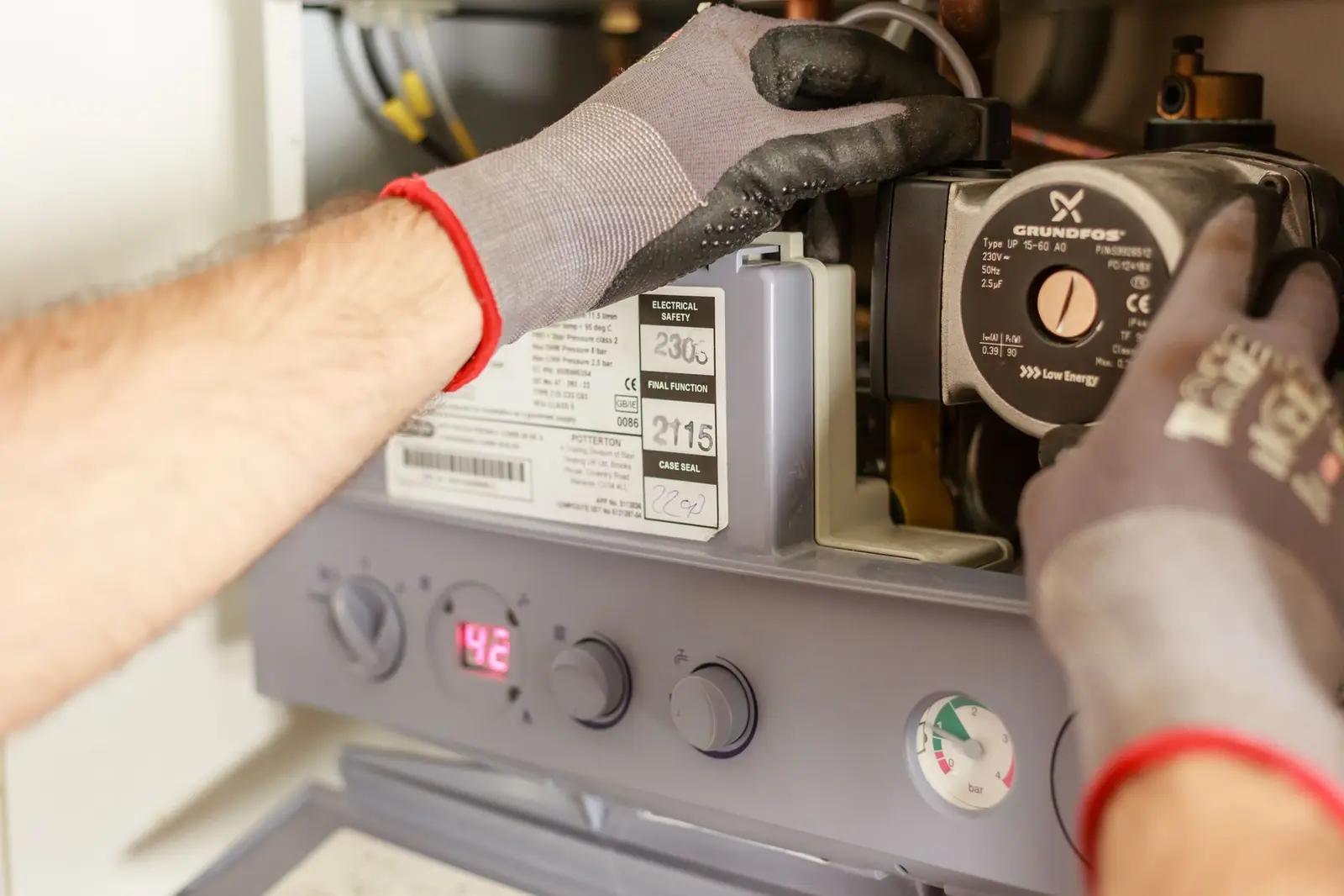 Plumber at work — a West Midlands trades business we support
